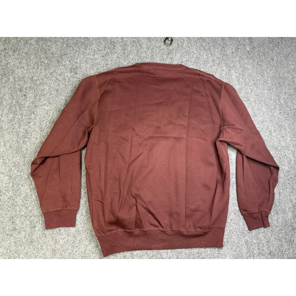 Men's Polo Ralph Lauren Crewneck Pullover Sweater Size Large Maroon Sweat Shirt
